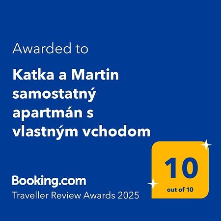 Katka A Martin Samostatny Apartman S Vlastnym Vchodom Liptovský Mikuláš エクステリア 写真